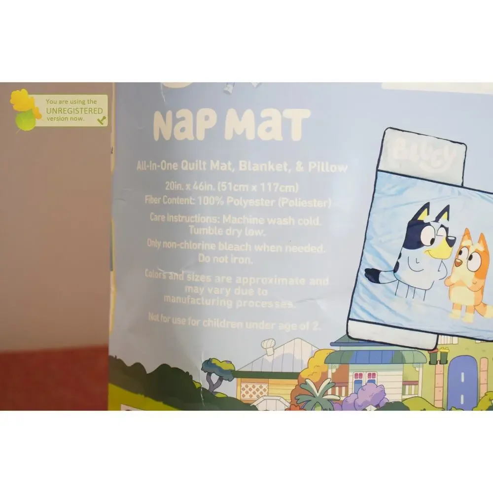 Bluey Kids' Nap Mat 20x46